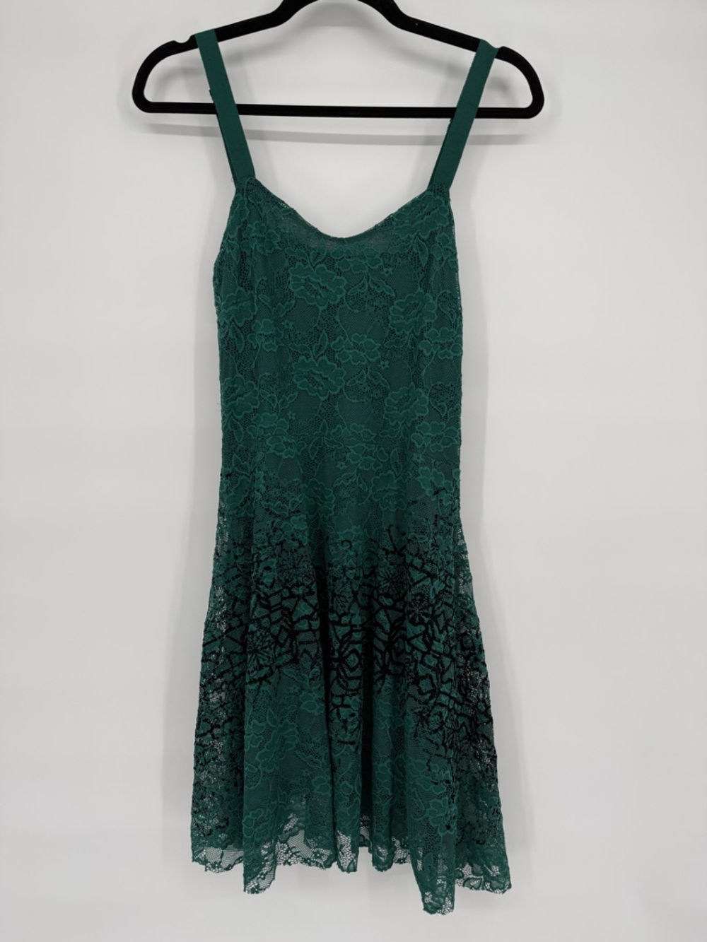 Free People Lace Slip Dress Boho Fairy Grunge Babydoll Medium Forest Whimsical